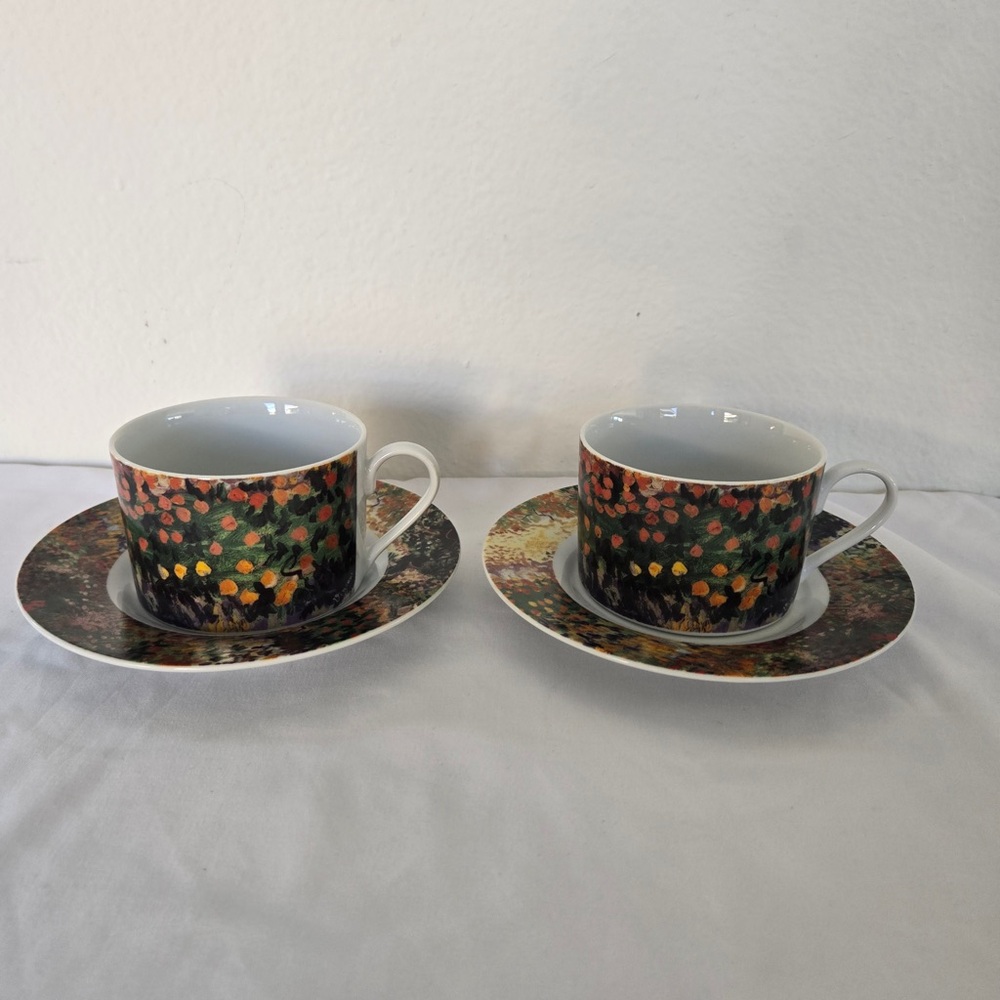 Vincent van Gogh by Sakura Cup & Saucer Set | 2 Cups & 2 Saucers
